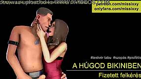 Your sister in a bikini provides hungarian asmr with european taboo vibes.