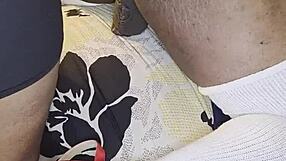 Abw wife in costumes gets anal toys and cum covered by ebony husband in homemade femdom