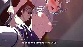 Maid costume cosplay high school girl attacks with hardcore sex and big cock action.