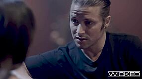 In a steamy session the brunette babe jane wilde bent over for deep doggystyle pounding