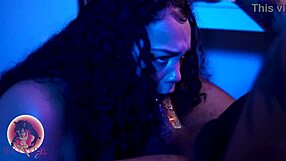 Gem Jewels really knows how to handle sucking a big dick like a pro