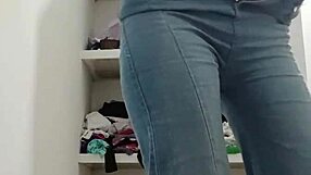 Hot Teen 18+ Strips Naked Outdoors Revealing Tight Wet Pussy And Big Lips While Teacher Watches