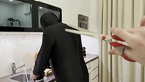 the cute blonde girlfriend gives a sensual handjob to her horny friend until he cums