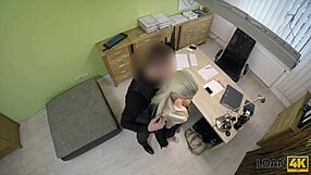 loan4k. agente no puede esperar para empujar su polla en el adorable coño de blanche