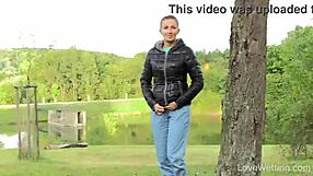 hey susie, why are you pissing outdoors in this public solo scene?