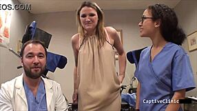 Dont Strip Search Me Campus Pd! - Alexandria Riley In Fetish Backstage With Gloves Handcuffs Heels And Clothes Ripped.