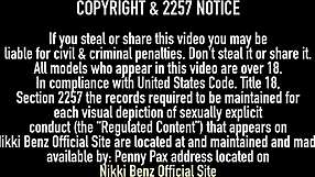 Playful Nikki Benz In High Heels Masturbating Outdoors With Lingerie And Wet Pussy Lips Leading To Orgasm In Solo Scene. She Focuses On Big Pussy And Mature Milf Charm