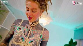 hardcore stud pounds tattooed goth babe's ass deep with monster bbc 😈