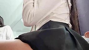 Pornstar Lena starts her hitachi show, teasing and building to intense jerk off instructions