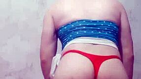 hey carolcross, why are you shaking that ass in your tiny thong like that??