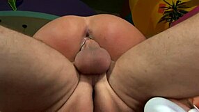 Oh man, I feel so naughty as this gooey facial hits after anal pounding my blonde bride's gaping asshole in our wedding taboo fuck