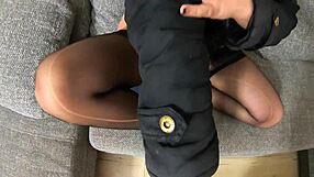 that old downjacket got soaked in pee and cum