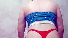 hey carolcross, why are you shaking that ass in your tiny thong like that??