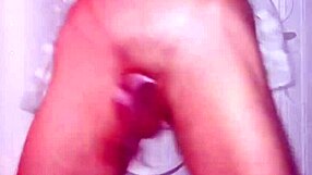 Why does this big chocolate cuck spin like a pinwheel during modest striptease to music?