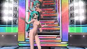 Oh my god, can you imagine Hatsune Miku from Vocaloid in full nude bunny costume showing off big ass and tits with pussy exposed!