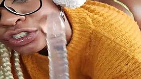 Latina Slut Devours Dildo In Wild Solo Display With Hairy Pussy And Spitting Action