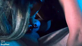 Milf Practices Pussy Licking And Foot Fetish Moves With Wet Cunilingus For Her Upcoming Sexy Date