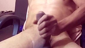 I'm the black bodybuilder stripping solo with clothes ripped in homemade fun. 💪🖤