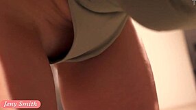 Hey, check out this fun prank in an erotic stretching class with Jeny Smith!