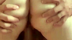 Amateur redhead with tight pussy rides hard in homemade fucking session. She bounces wildly until climax.