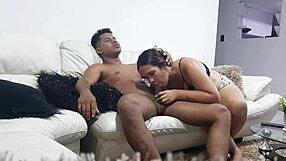 Amateur Indian Latina Gets Horny Watching Movies and Starts Sucking Cock in Big Ass Hardcore Action. She Takes It Deep in Part 1.