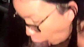 I thought it was just a ride, but the hot Asian ended up riding without a condom with the naughty Uber driver