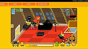 hey, this curvy argentinian jumps around with energy in a fun homemade clip