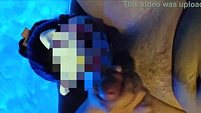 Pinay bestfriend comforts with extreme blowjob cum in mouth by the pool 😏