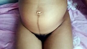 Hey, check this stepsister fantasy where she teases her horny pussy solo in the bedroom 😏