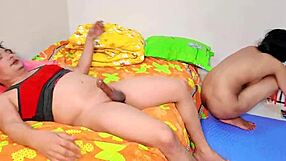 I love how my sexy redhead girlfriend rides me rough at home with shaved pussy action - uttaran20.