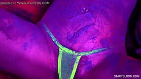 horny babe posing on camera and caressing herself with fingers and toys in the bathroom!