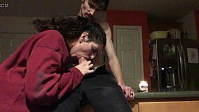 Why don't you let me slobber all over that fat cock for my midnight treat?