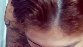 Watch This Wife Kneel Down and Suck Her Husband's Massive Cock!