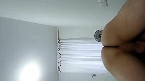 Colombian brunette girlfriend caught in hardcore homemade anal with neighbor bent over in doggystyle and missionary riding