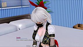 Harem Hotel episode 95 features game scenarios in a hotel setting