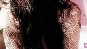 Naughty Brunette In Lingerie And Heels Gets Oiled Up For Cowgirl Riding And Doggystyle Fucking