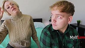 during the family trip, dee williams shares a bed with her stepson and things escalate with clothes ripped off in taboo passion