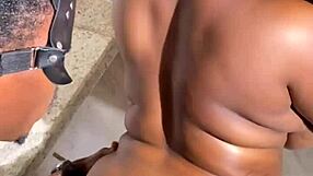 A hot kitchen fuck with my boy makes my juicy pussy so creamy and wet 😏