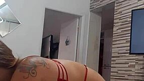 Dancing with huge big ass moves during TikTok live stream session