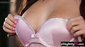 Glamorous amateur babes introduce their perfect bodies in lingerie striptease