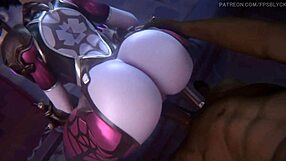 widowmaker compilation with big ass big tits and monster cock action