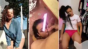 Brunette Latina Teases With Dirty Talk And Feet In Lingerie Solo