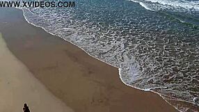 Amateur Redhead Latina Pornstar With Big Tits Gets Naked On Public Beach In Africa