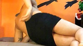 Bisexual Babe Pounds Pussy With Massive Dildo Toy