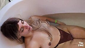 sharing my bathroom with my stepmother in this amateur video.