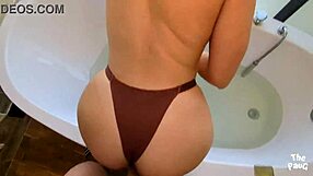 sharing my bathroom with my stepmother in this amateur video.