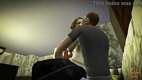 horny russian milf mother in law sleeps while not son watches