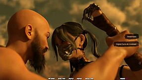 Porno Game Desert Stalker in Spanish Chapter 1 with Blowjob and Rough Action