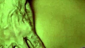 Cumming on her face on her knees with pierced nipples