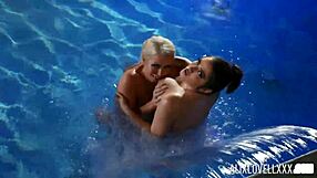 Sexy babe Alura Jenson, come kiss these big natural tits in curvy lesbian party